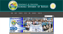 Desktop Screenshot of depedbataan.com