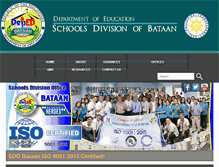 Tablet Screenshot of depedbataan.com
